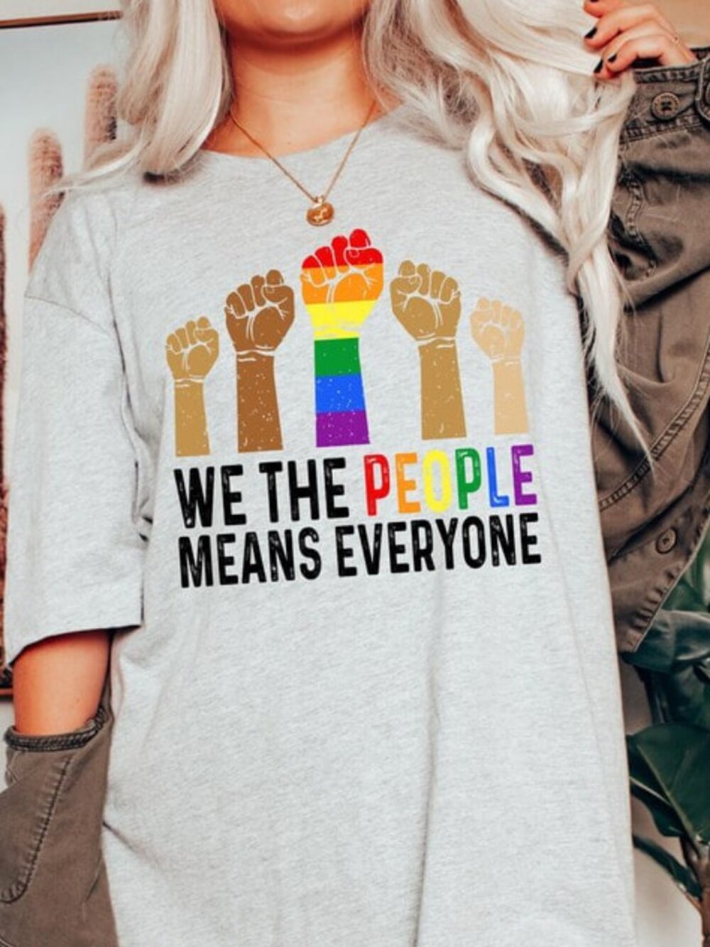 We The People Means Everyone Shirt, Equal Rights Tee, Pride Tshirt, LGBT Shirt